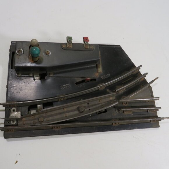 Vintage American Flyer Train O Gauge 3-RAIL Turnout Switch Miniature All Metal - Picture 1 of 14
